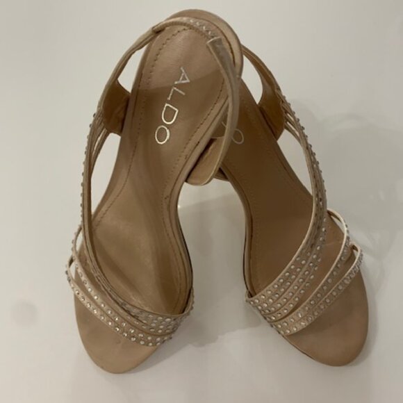 Aldo chic sandals metallic heels - Picture 5 of 7